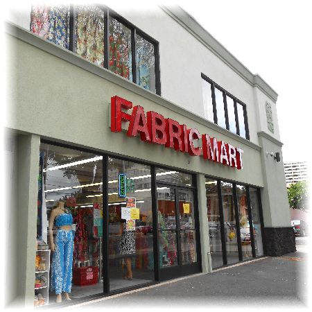 ホノルルの生地屋さん、FABRIC MART